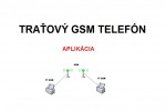 Traťový GSM telefón - aplikácia použitia